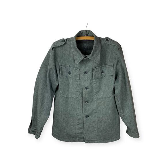 Spilag Vintage Blue Twill European Utility Jacket Size 48 - Picture 2 of 8